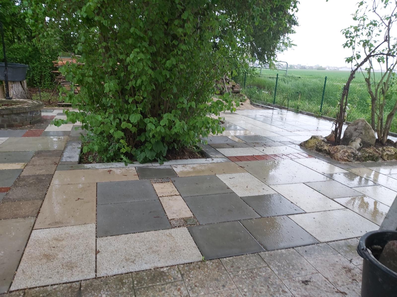 Plattengestaltung mit individuellem Farbspiel